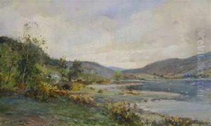 A Quiet River, Perthshire by Archibald Kay