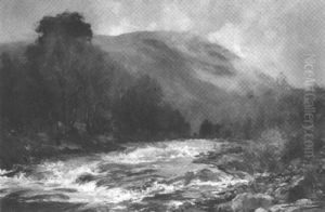The River Leny In Spate The River Leny In Spate