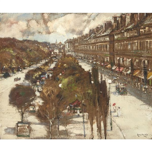 A Parisian Street Scene - view 1