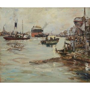 Shipping And Tug-boats On The Clyde
