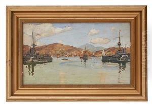 The Fleet At Lamlash by James Kay
