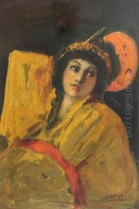 Lady In Oriental Dress by James Kay