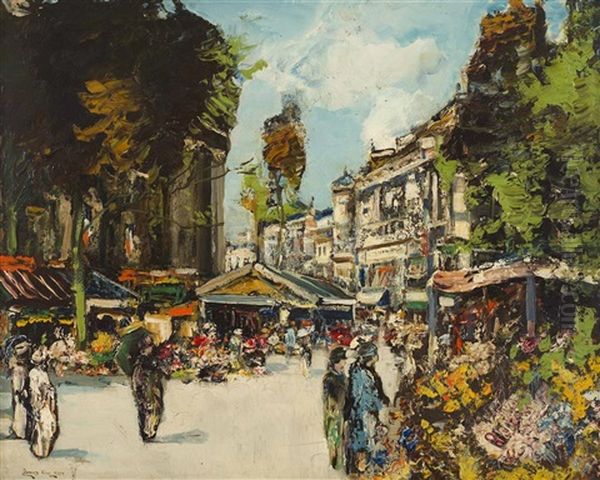 Flower Market, Paris - view 1