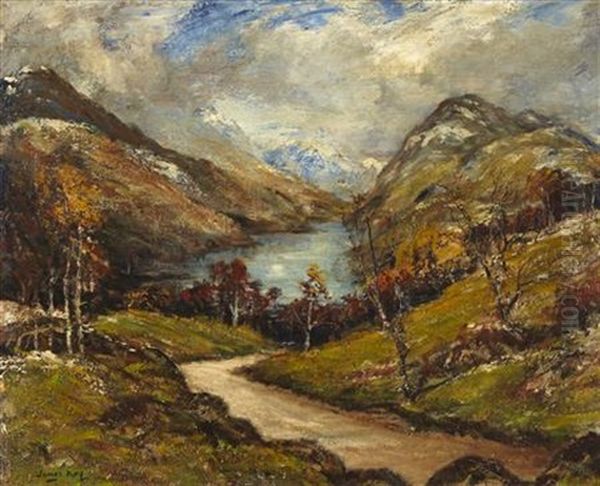 The Arrochar Alps From Finnart Brae - view 1