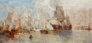 Riverscene And Shipping Riverscene And Shipping