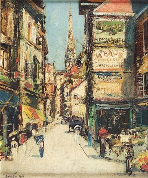 Rue Du Bac, Rouen (+ La Rue Malpalu; Pair) - view 1