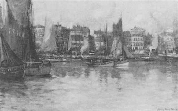 French Fishing Port - view 1