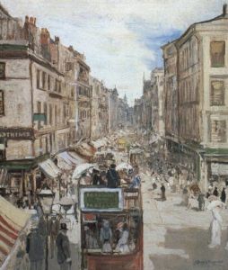 A Sunny Day, Argyle Street, Glasgow by James Kay