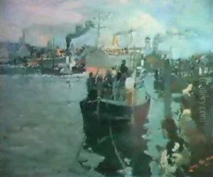Speed The Troopship, River Clyde, Glasgow.