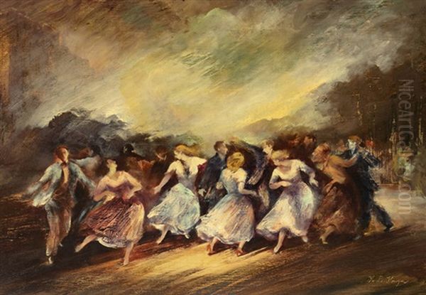 Early Summer, Figures Dancing - view 1