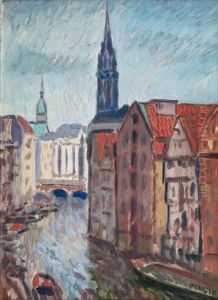 Blick Durch Den Nikolaifleet by Paul Kayser