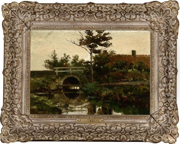 Dutch Landscape With A Bridge - view 1