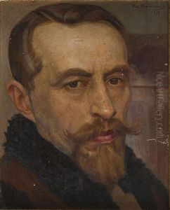 Portrait Of Sariusz Bielski by Eugeniusz Kazimirowski