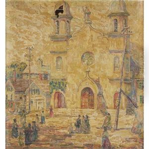 Old Portuguese Church by Susette Inloes Schultz Keast