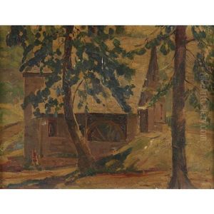 Water Wheel by Susette Inloes Schultz Keast