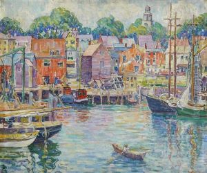 The Inner Harbor by Susette Inloes Schultz Keast