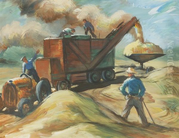 Harvesting The Beans, Ventura - view 1