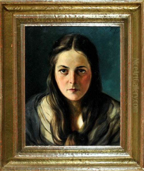 Portrait Eines Madchens En Face - view 1