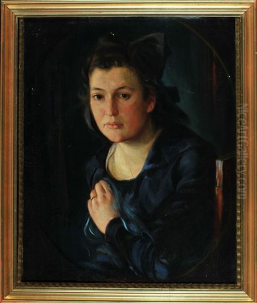 Halbportrait Elisabeth Wolf, Geb. Fischer Aus Lindenberg/allgau - view 1