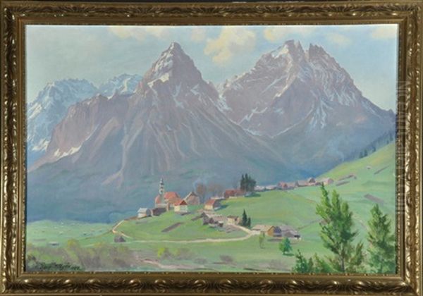 Dorf Vor Bergmassiv - view 1