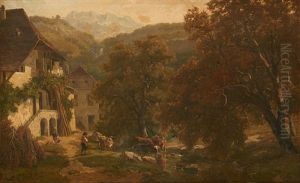 Paysage Alpestre Anime Paysage Alpestre Anime