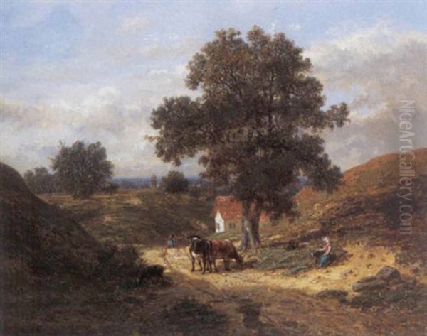 Landschap Met Koeienhoedster - view 1