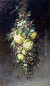 A Bunch Of Yellow Roses by Desire de Keghel