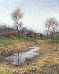 Wanderer Nach Dem Regen by Karl Kehr