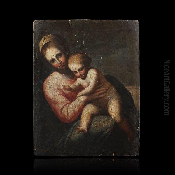 < Vierge A L'enfant >. - view 1