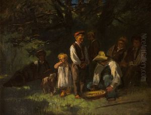 Paisagem Com Figuras by Alfredo Keil