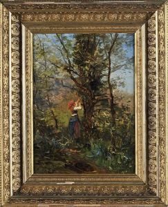 Paisagem Com Figura Feminina (cintra) by Alfredo Keil