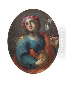 Saint Rosalia by Bernhard Keil, Monsu Bernardo