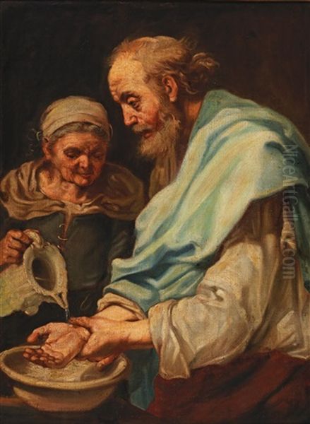 Washing Hands (allegory Of Water) - view 1