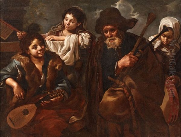 Four Musicians - view 1