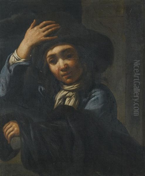 Portrait Of A Boy In A Hat - view 1