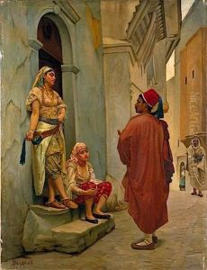 La Conversation by Eugene Baugnies