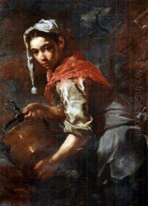 Die Wassertragerin by Bernhard Keil, Monsu Bernardo