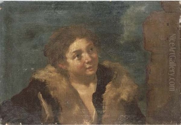 A Boy In A Fur-trimmed Coat - view 1