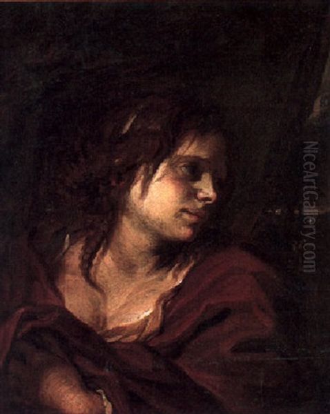 Portrait Of A Young Woman, Head And Shoulders - view 1
