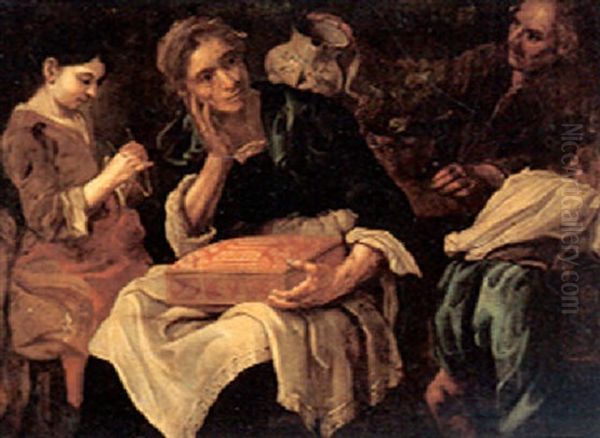 A Household Scene - view 1