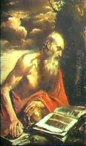 San Girolamo In Meditazione by Bernhard Keil, Monsu Bernardo