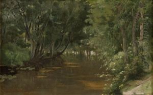 Forest Pond by Sigfrid August Keinanen