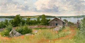 Summer Landscape by Sigfrid August Keinanen