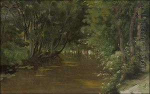 Vehrea Jokimaisema by Sigfrid August Keinanen