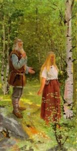 Vainamoinen Ja Aino by Sigfrid August Keinanen