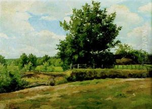Molnig Sommardag by Sigfrid August Keinanen