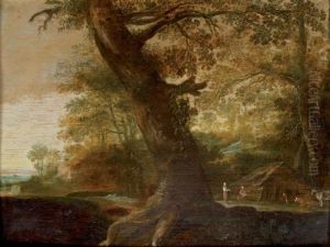 Le Gros Chene Pres De L'appentis by Alexander Keirincx