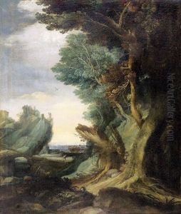 Wanderer In Waldlandschaft thumbnail