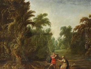 Scene Fra 'the Calydonian Boar Hunt', Hvor Meleager Praesenterer Vildsvinets Hoved For Atalanta