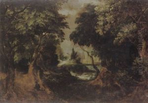 Waldlandschaft by Alexander Keirincx